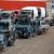 Old vehicles in scrap yard.